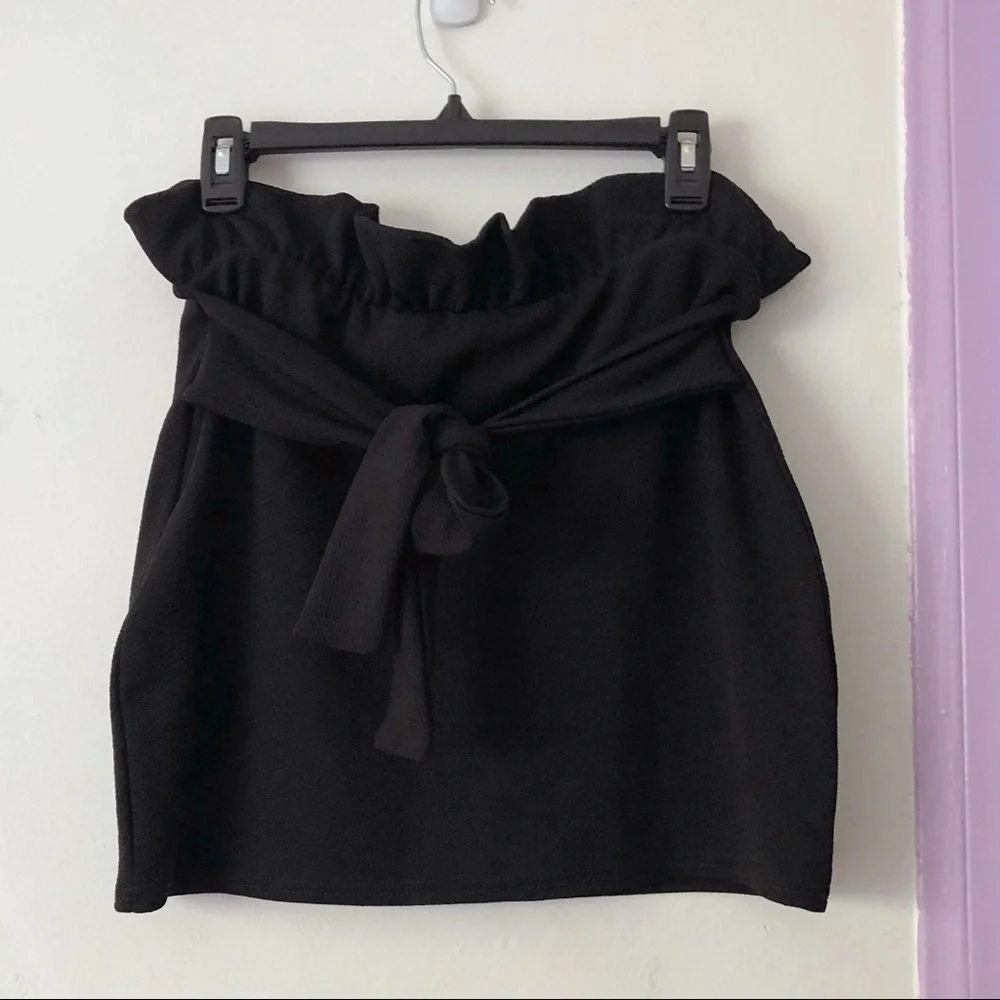 missguided ⋆ paperbag waist skirt